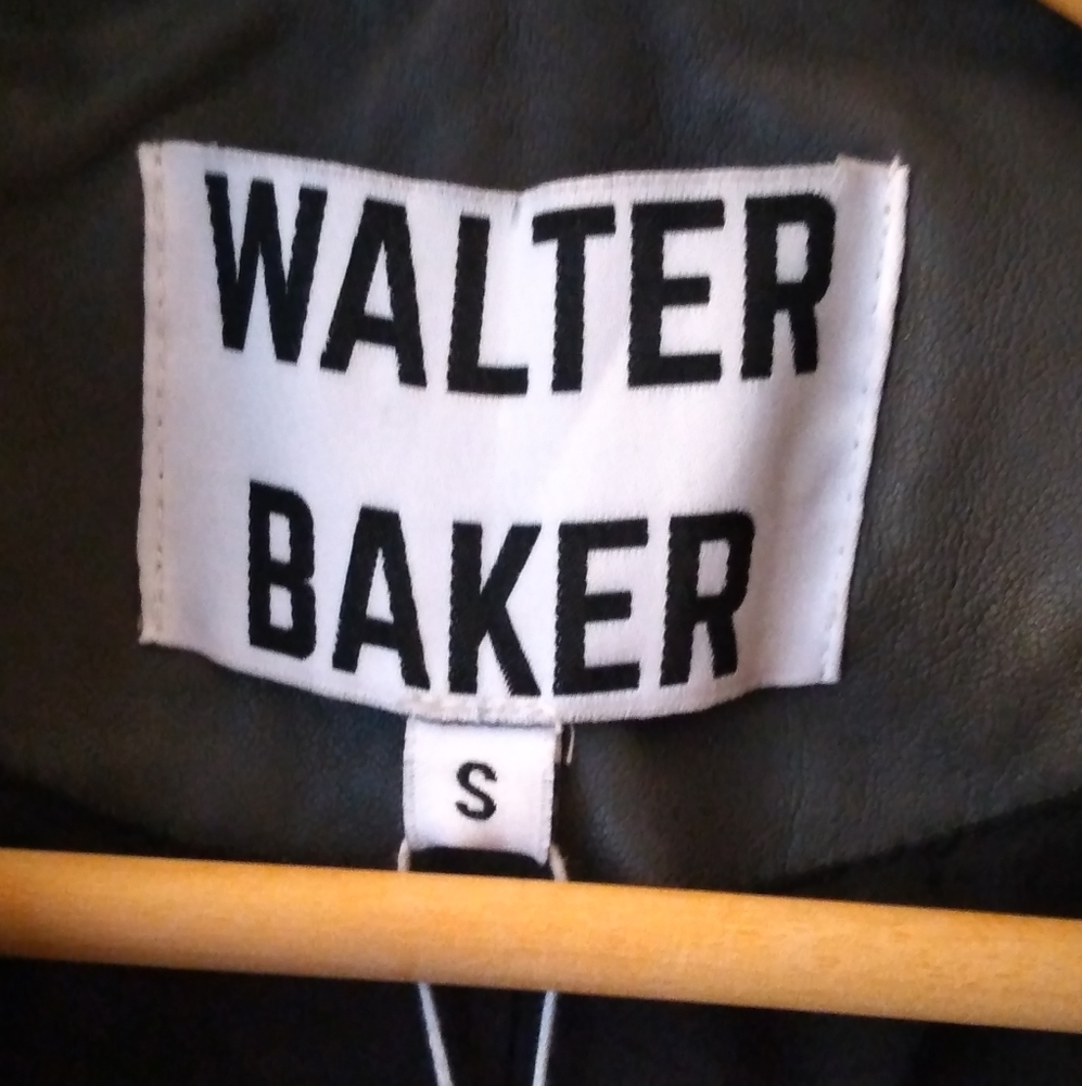 Walter Baker Lamb Leather Jacket Only Worn Once - Picture 3 of 11